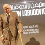 Labudović, kao dobitnik nagrade Festivala angažovanog filma u Alžiru, decembar 2014.